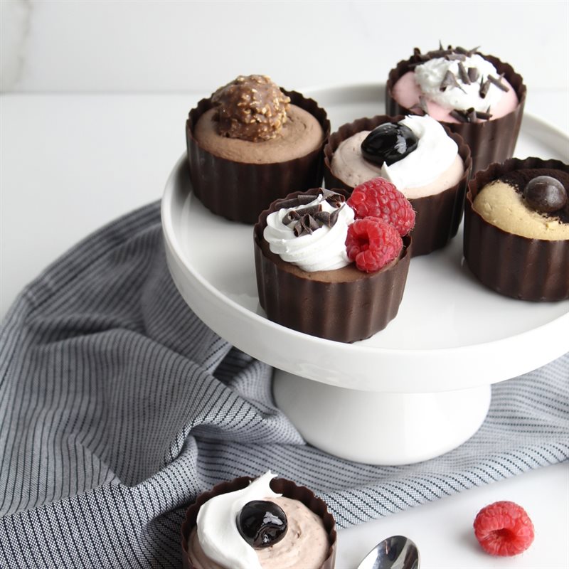 Mousse-Filled Cups