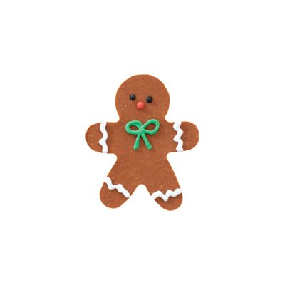 GINGERBREAD MAN, FONDANT, 48PC