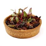 STRAIGHT-EDGE SAVORY TARTLET, EXTRA-LARGE ROUND (4 IN / 10 CM)