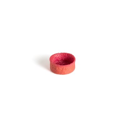 MINI RED VEGAN NEUTRAL TARTLET, ROUND, 1.5 IN X 0.7 IN, 200 PCS