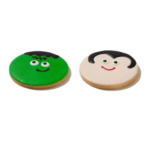MONSTER COOKIES ASSORTMENT, 3.2 IN Ø, 2 OZ, 24 PCS 