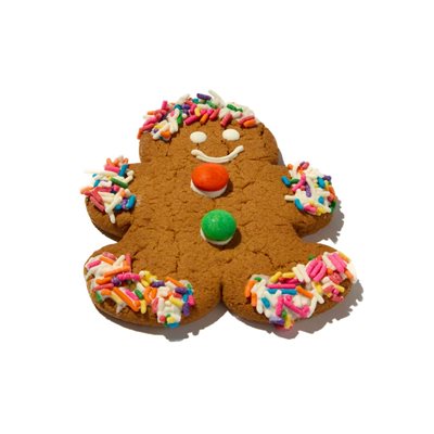 DECORATED GINGERBREAD FOLK COOKIES, 4.9 IN X 3.9 IN, 2 OZ, 24 PCS 