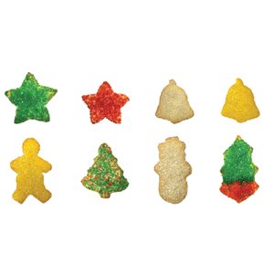 HOLIDAY CHRISTMAS ASSORTMENT COOKIES, 1 OZ, 150 PCS 