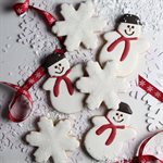 SNOWMAN COOKIES, 3.5 IN X 4.8 IN, 2 OZ, 24 PCS 