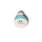 SNOWMAN FACE COOKIES, 3.5 IN Ø, 2 OZ, 24 PCS 