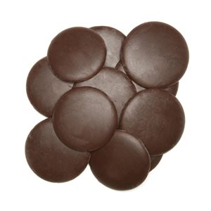 GLAZE BELGIAN DARK COINS, NATURAL, 22 LB