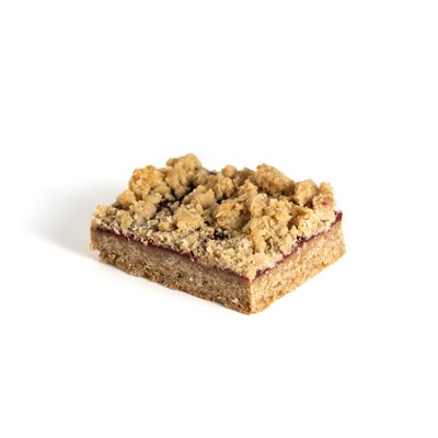 RASPBERRY SHORTBREAD BAR, 2 X 3 IN, 32 PCS