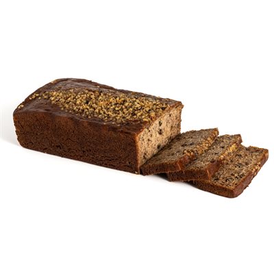 BANANA WALNUT LOAF, UNCUT, 2.4 LB, 2 LOAVES