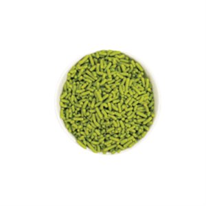 LIGHT GREEN SUGAR SPRINKLE, NATURAL, 6LB