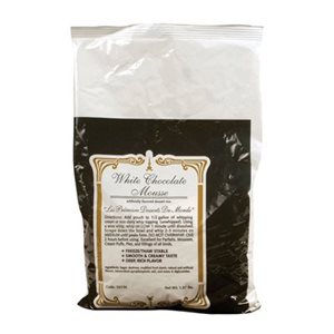 WHITE CHOCOLATE MOUSSE MIX, 1.08 LBS / 490 G X 8 