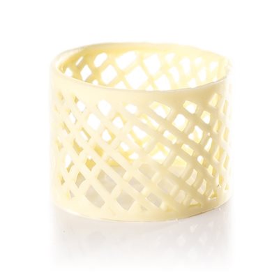 LATTICE RING, WHITE CHOCOLATE