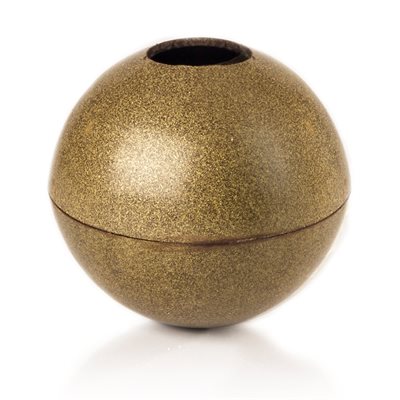 GOLD LUSTER SPHERE, DARK CHOCOLATE, 36 pieces