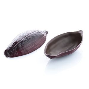 CHOCOLATE HF COCOA POD, DK CHOC 4.8"x2"x1",20PCS