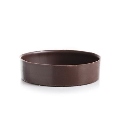 SEMISWEET CHOC TART CUP,LG ROUND 7CM, 66PC