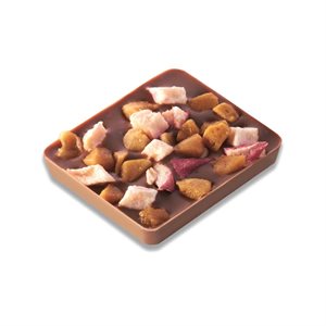 MENDIANT SQUARES, CARAMEL & APPLE, 240PC