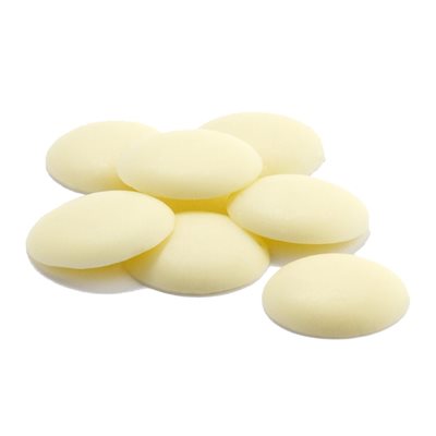 GLAZE ORCHID WHITE COINS, 11 LB (5 KG)