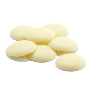 GLAZE ORCHID WHITE COINS, 11 LB (5 KG)