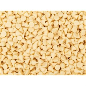 White Chocolate Chips, 4000 ct, 22 lbs / 10 kg