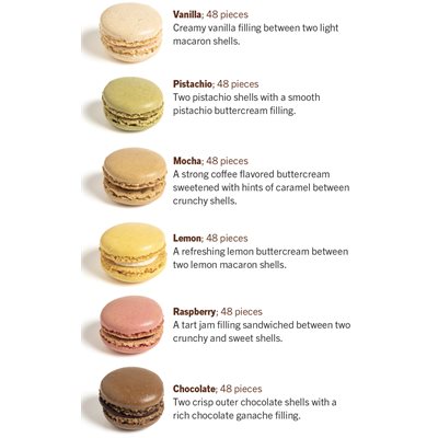 VERSAILLES MACARON COLLECTION, 288 PCS