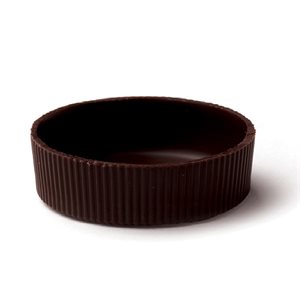 ROUND PETIT FOUR CUP, SEMISWEET CHOCOLATE