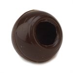 MINI TRUFFLE SHELL, SEMISWEET CHOCOLATE 0.8 IN / 2 CM