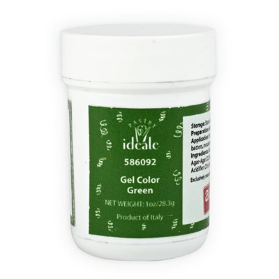 COLOR GEL GREEN, 1 OZ