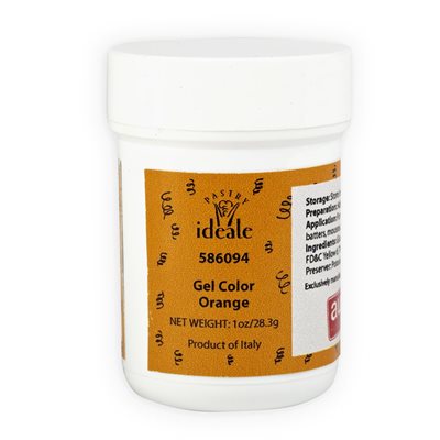 COLOR GEL ORANGE, 1 OZ