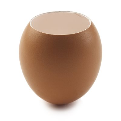 EGG SHELLS NATURAL BROWN, 150 PCS