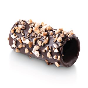 TUILE ROLLED, W / NUT CHOCOLATE COATED, MINI, 5CM, 165PCS