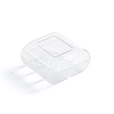 CLEAR 6 CAVITIES MACARON BOX W / LID, 90 BOXES