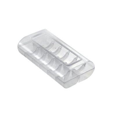 CLEAR 12 CAVITIES MACARON BOX W / LID, 1EA