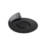 SET 100 COMPOSTABLE BLACK TRAYS - ROUND .86 MM
