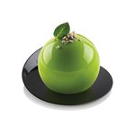 SET 100 COMPOSTABLE BLACK TRAYS - ROUND .86 MM