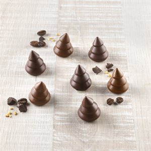 SCG054 3D N.15 CHOCO TREES 28 H 30 MM