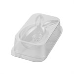 LUCKY BUNNY 2 THERMOFORMED MOULDS 110X111 H 205MM