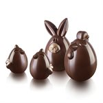 LUCKY BUNNY 2 THERMOFORMED MOULDS 110X111 H 205MM