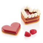 LEVEL HEARTS 35 - SILICONE MOULD N.8 80X66H12MM
