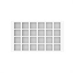 QUADRATO XS20 - SILICONE MOLD N24 36.8X36.8H15.8MM