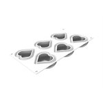 HEARTIX 85 - SILICONE MOLD N.6 78X70X30MM
