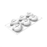 HEARTIX 85 - SILICONE MOLD N.6 78X70X30MM