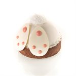 TERRACOTTA SILICONFLEX NACKED ITEM NR.8 HALF-SPHERES ¯50 MM H 25 MM