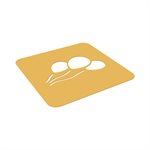 STENCIL PALLONCINO - SET 2 SILICONE MOULDS 119X62 H 1 MM