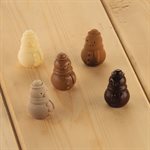 SCG062 SNOWMAN - SILICONE MOULD N.14 ¯26 H 35 MM