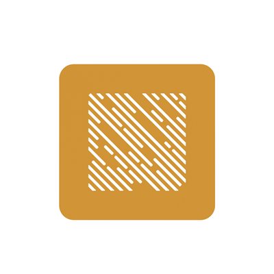 STENCIL LINEA - SET 2 SILICONE MOULDS 100X100 H 1 MM