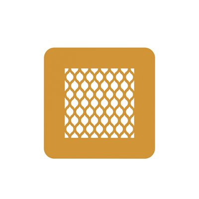 STENCIL ALAMBRA - SET 2 SILICONE MOULDS 100X100 H 1 MM