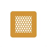 STENCIL ALAMBRA - SET 2 SILICONE MOULDS 100X100 H 1 MM