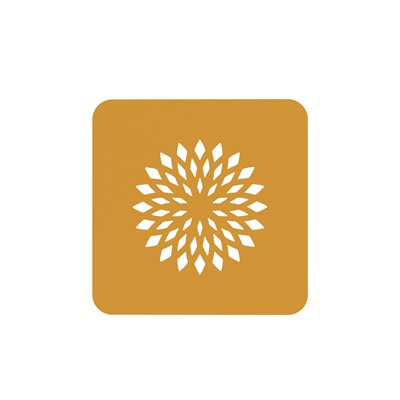 STENCIL FIORE DI LOTO - SET 2 SILICONE MOULDS ¯100 H 1 MM