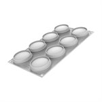 MACARON 110 - SET 2 SILICONE MOULDS N. 8 ¯65 H 17 MM + ¯65 H 6 MM