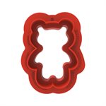 TEDDY BEAR 68 - SILICONE MOULD N.8 79X56 H 27 MM