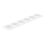 THE SLICE OF CITRUS 100 - SILICONE MOULD N.6 ¯70 H 31 MM + SILICONE MAT + PLASTI